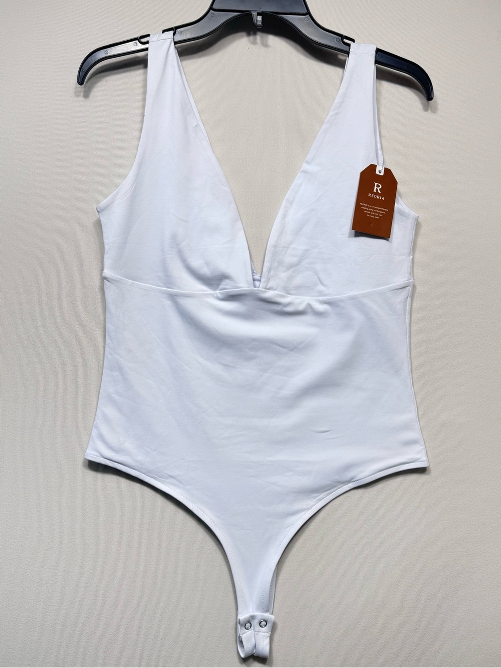 REORIA Butsmooth® V Neck Backless Bodysuits
Tank Tops Thong nwt size large